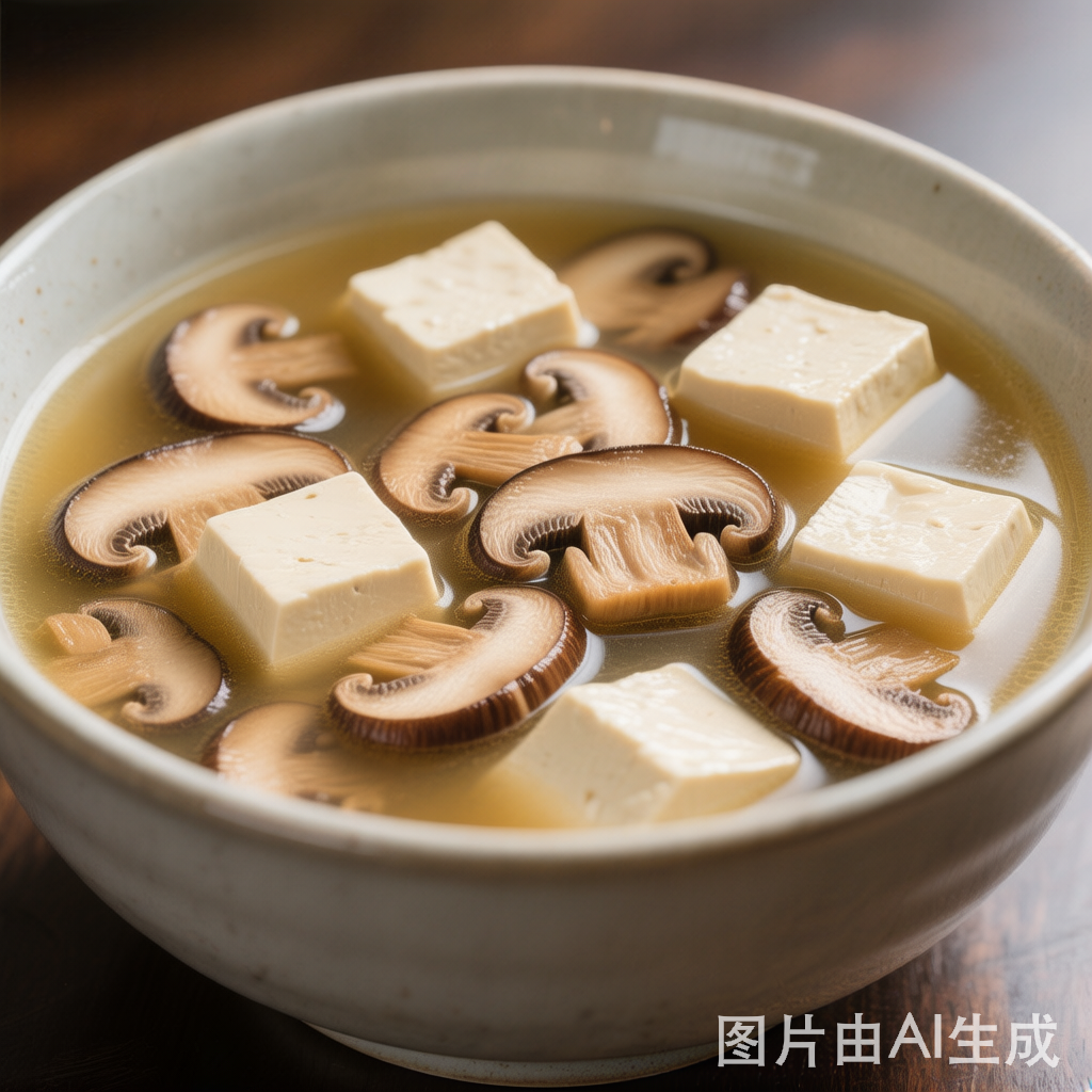 Chinese Mushroom and Tofu Soup 菌菇豆腐汤 — homemade Chinese food